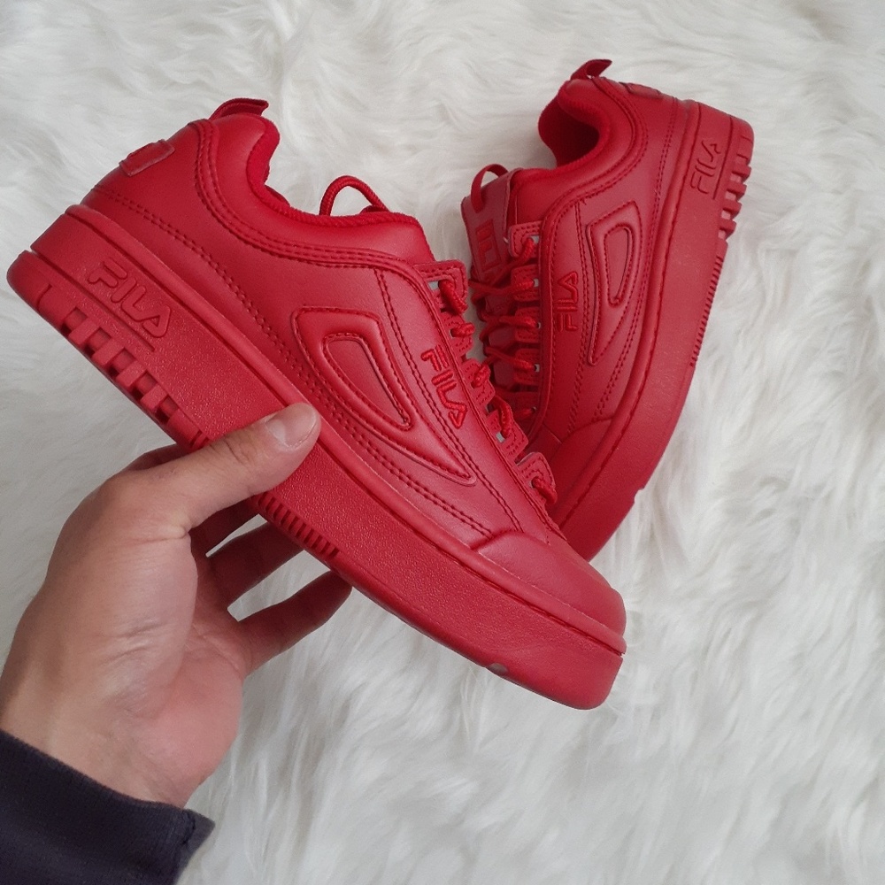 Fila Disruptor 2 X FX 100 LUX Size 7.5 Red